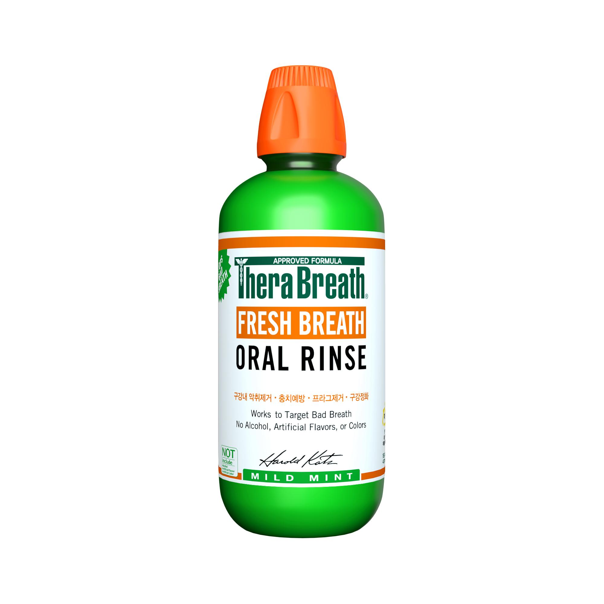 

TheraBreath Oral Rinse Family Size 1L (Choose 1 of 2) TheraBreath Mild Mint 1L