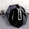 1pc Masked Figure Automatic Folding Umbrella - Windproof Compact Travel Umbrella with Auto Open/Close, 8-Rib Heavy-Duty Shaft for Women/Men A024