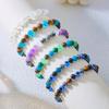 Eye Of The Devil Beaded Bracelet With Elastic Design For Fashionable Women Gift