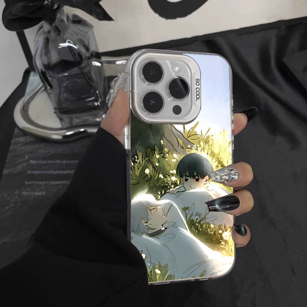 A-Aliens Stage I-Ivans And T-Tills For iPhone 17,16,15,14,13,12,11,Mini,Pro,E,SE4,XS,MAX White Shockproof Candy Matte Cover