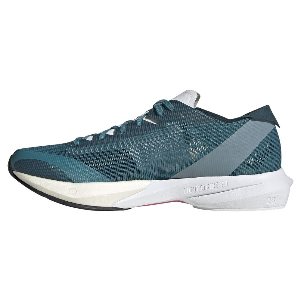 Adidas Adizero Japan 8W Women's Running Shoes, Size 23.5, Blue Gray and Lemon Yellow