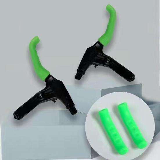 2 par Sykkel Bremsespaker Hylser Enkel installasjon Universal Anti-Slip Bremsehåndtak Beskyttelsesdeksler Tilbehør