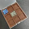 Travel Jewelry Organizers 9 Section Felt Plastic Tray Scratch Prevention Designs Bead Storage For Craft