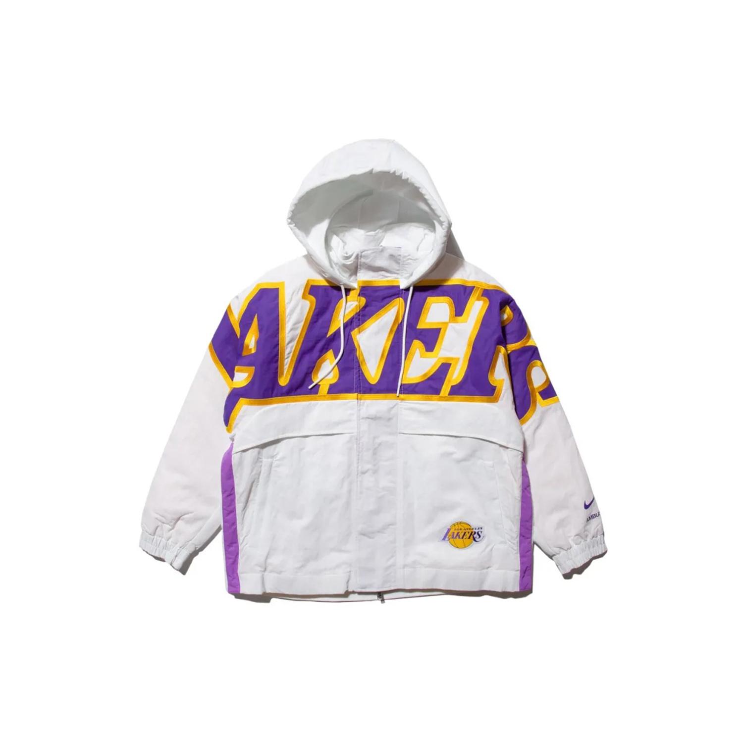

New Nike X Ambush Nba Collection Lakers Jacket White/Purple/Gold DB1617-121 L