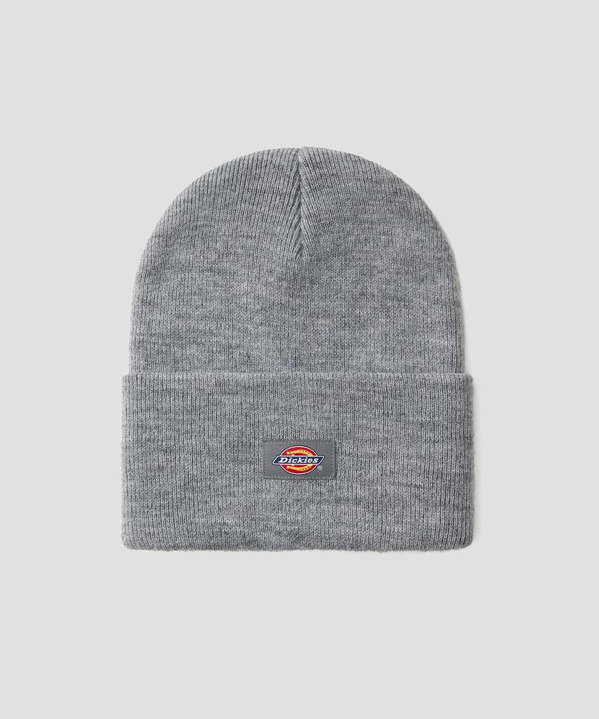DICKIES Flag Tall Cuff Beanie Heather Gray