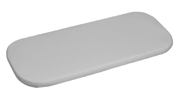 Jersey Fitted Sheet 90x40x4 for the Cradle Mattress, Gray