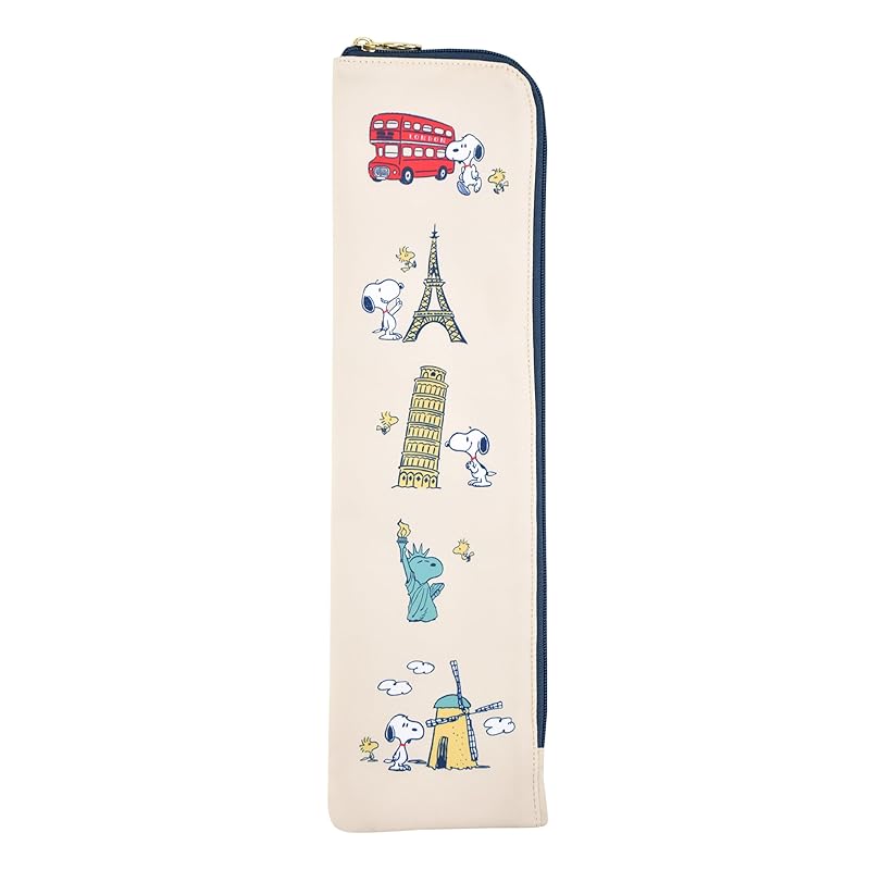 

[Snoopy] hair iron case hair iron Heat resistant hanging storage pouch ladies trip travel adult character Goods snoopy0425 Ivory (SPMS-082)