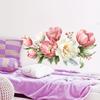 Peony Floral Living Room Feature Wall Bedroom Room Dining Room Bathroom Decorative Self-Adhesive Wall Stickers
