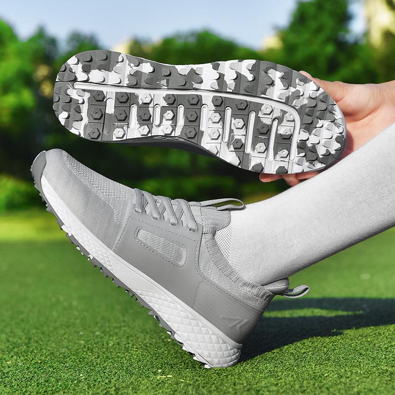 2026 Neue Damen Golf-Sneaker Atmungsaktives Mesh Golfer-Schuhwerk Rutschfeste Golf-Trainingsschuhe für Damen Bequeme Outdoor-Sneaker