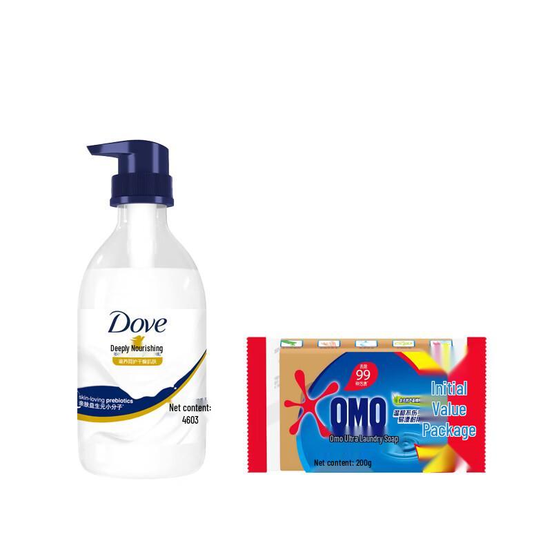 Набор Dove Питающий гель для душа и Мыло для стирки