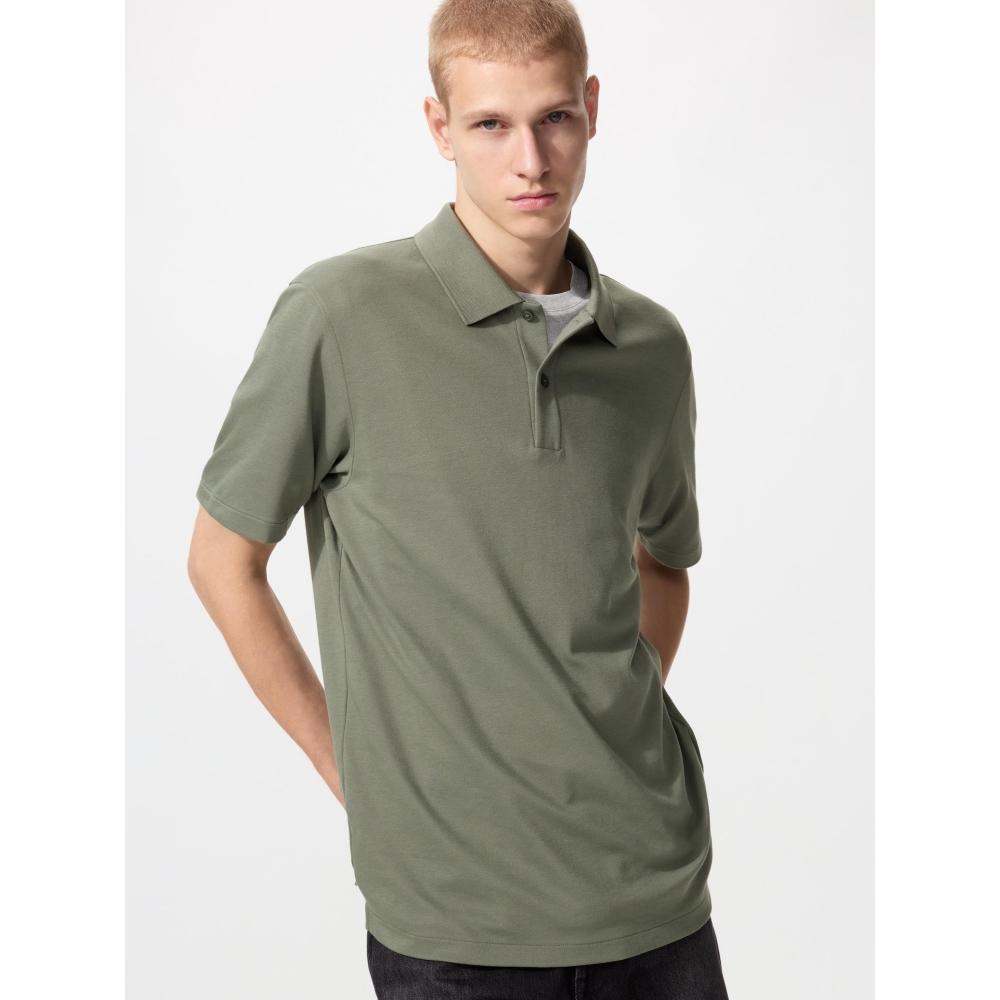 Uniqlo Japan Air Rhythm Cotton Kanoko Polo Shirt