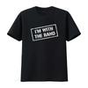 I M WITH THE BAND T-shirt Concerto Rock Musica vintage Lavata grafica Streetwear casual Elegante Traspirante Versatile