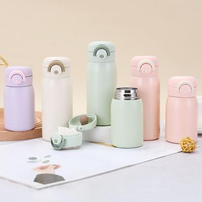 200ML/350ML Mini Thermos Cup Small Capacity Vacuum Flask Stainless Steel Pocket Cup Coffee Mug Kids Insulated Hot Water Bottle
