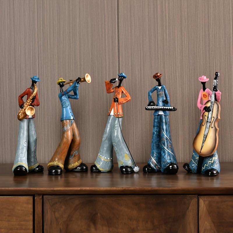 Creative Band Art Ornaments Music Figures Living Room Bookshelf TV Cabinet Wine Cooler Light Luxury Decorations Furnishings