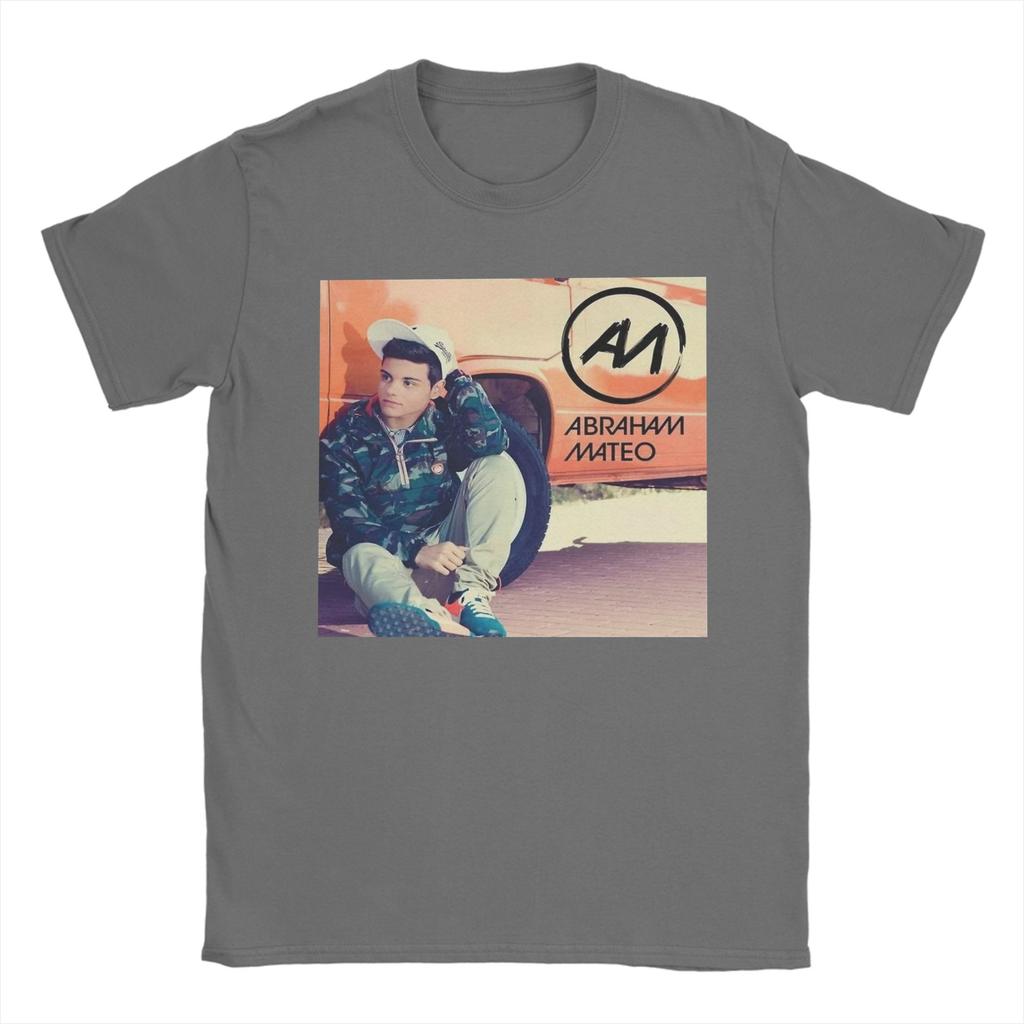 Rapper Abraham Mateo Album Unisexs T Shirt Fun Tee Shirt Short Sleeve Crewneck TShirts Cotton Classic Tops