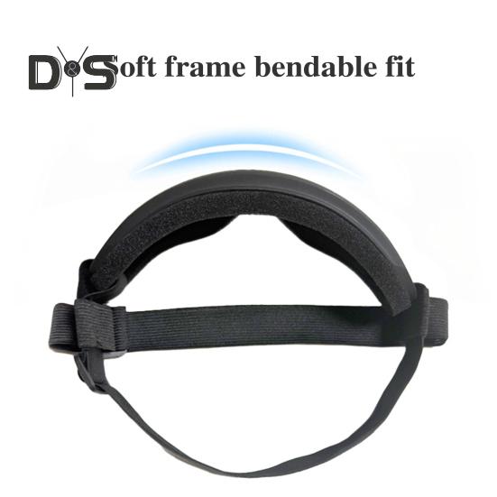 Pet Sunglasses Dog Goggles with Adjustable Elastic Strap Anti-fog Waterproof UV-Protection Pet Glasses Eyewear