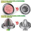 Mason Jar Stainless Steel Juicer Lid Wide Mouth Mason Jar Juicer Lid Stainless Steel Manual Citrus Lemon Juicer Lid Home