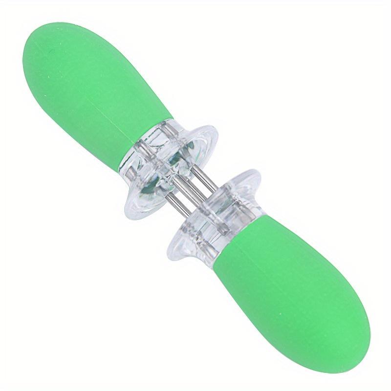 Stainless Steel Corn Fork with Ergonomic Handle Durable,Food Safe BBQ,Fruit Stick Pin Insert for Easy Handling,Corn Handling Utensil Ergonomic Grip