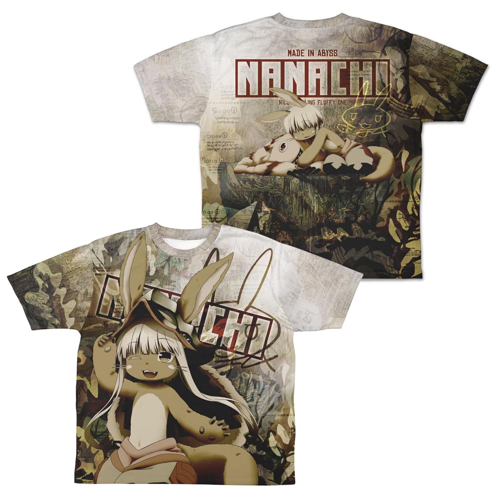[Official] COSPA Made In Abyss: Golden Land of the Fiery Sun Original Illustration Nanachi Double-Sided Full Graphic T-Shirt XL Size
