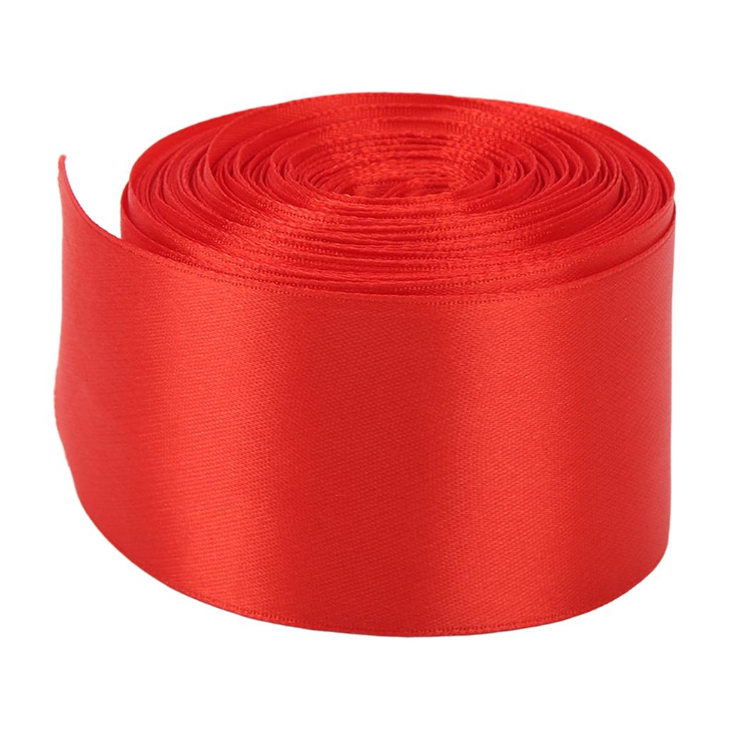 Sprint Finishing Line Red Race Finish Line Satin Ribbon for School Meeting Gift Package Wrapping 20m