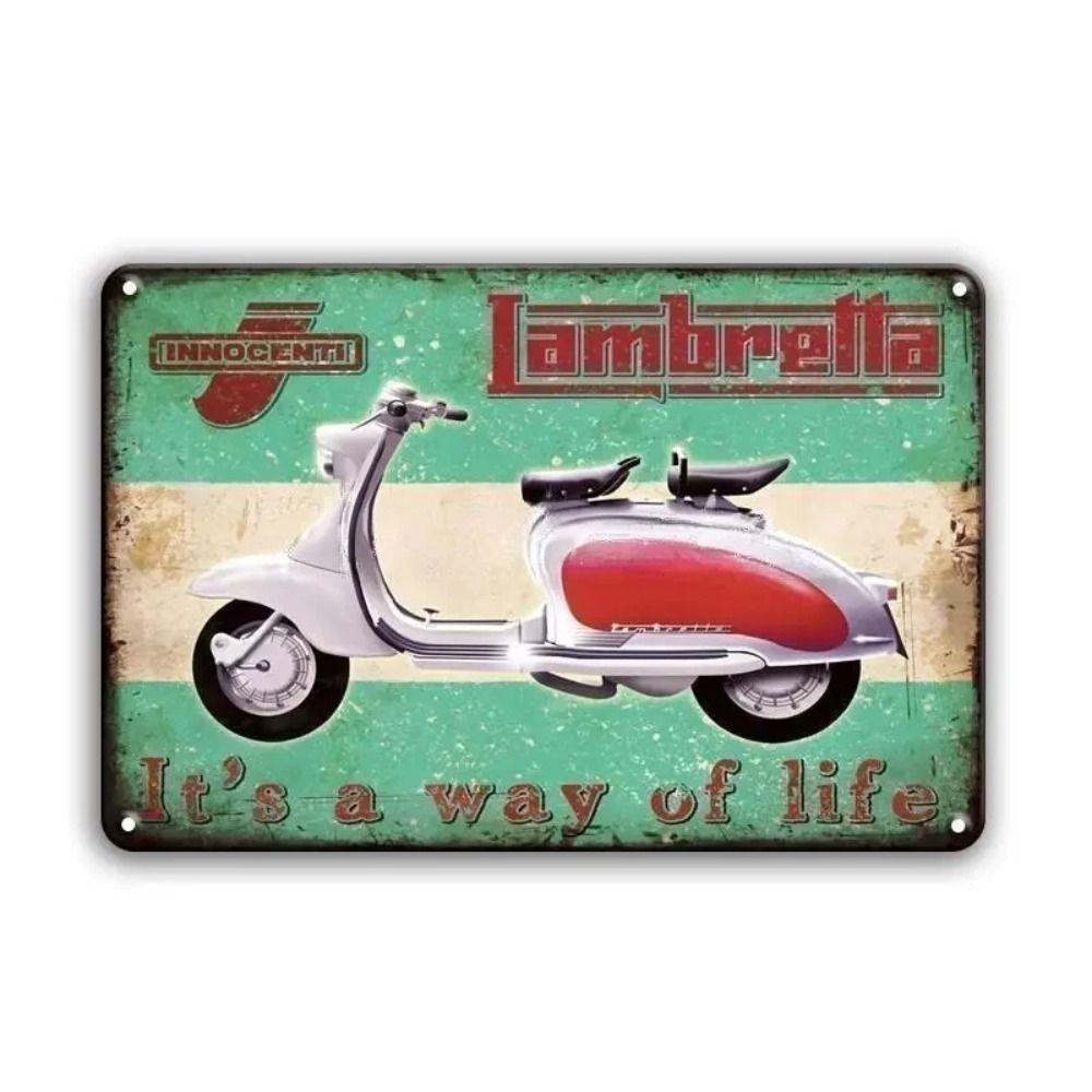 Route 66 Souvenir License Plate, Vintage Metal Auto Sign 20x30cm
