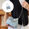 Clutch Bag for Women Evening Bags Beaded Top Handle Bucket Bag Ladies Handbags Trendy Shoulder Purses Crossbody Bags