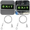 2Pcs Heavy Duty Picture Hanging Wire 1/2/3m Stainless Steel Cable Hanging Set  Photo Frame