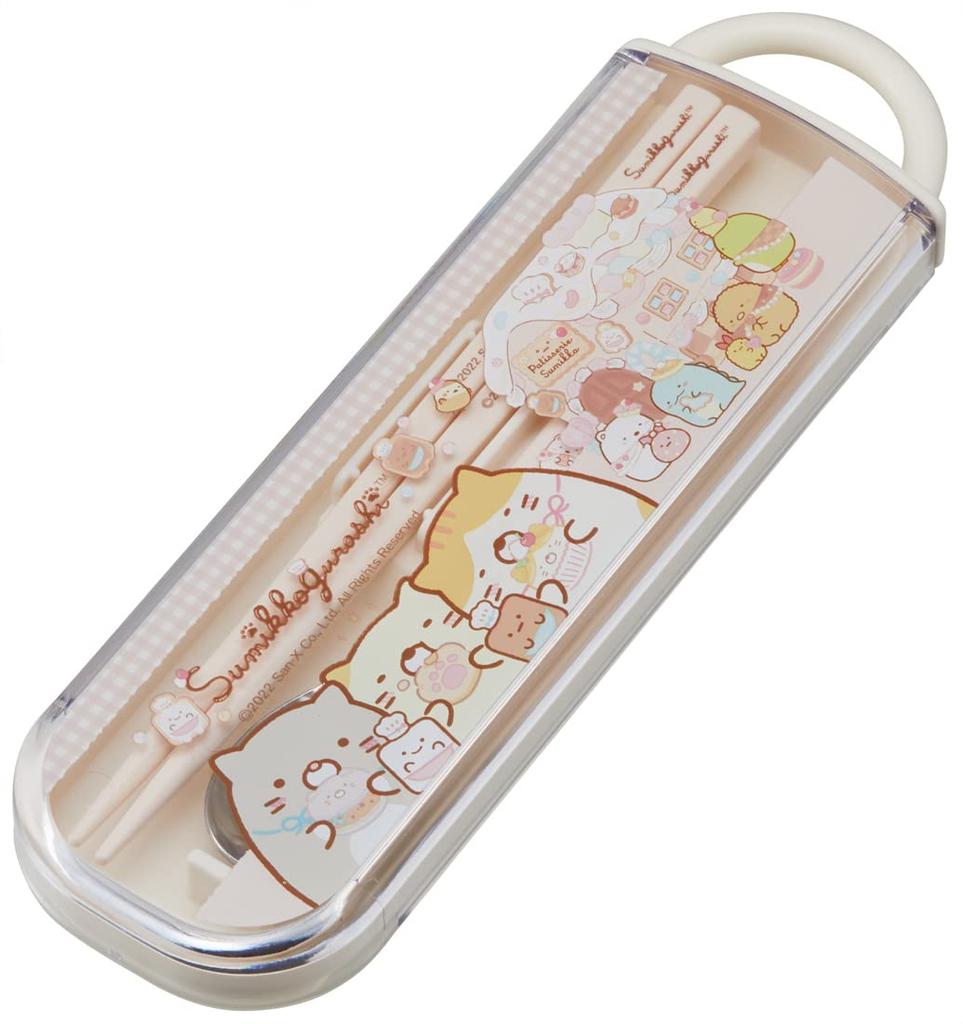 Skater Antibacterial Chopsticks and Spoon Sumikkogurashi Sweets Made In Set, Shop, Japan, CCA1AG-A
