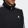 Adidas Vintage Sports Stand Collar Jacket Casual High Neck Long Sleeve Jacket Men Jacket Black GN0819