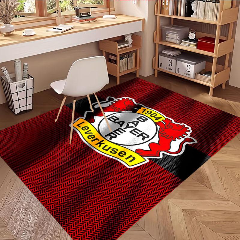 Bayer 04 Leverkusen Print Rug, Washable Floor Carpet, For Entryway Dorm Laundry Room Office Study, Home Decor Birthday Christmas Gift