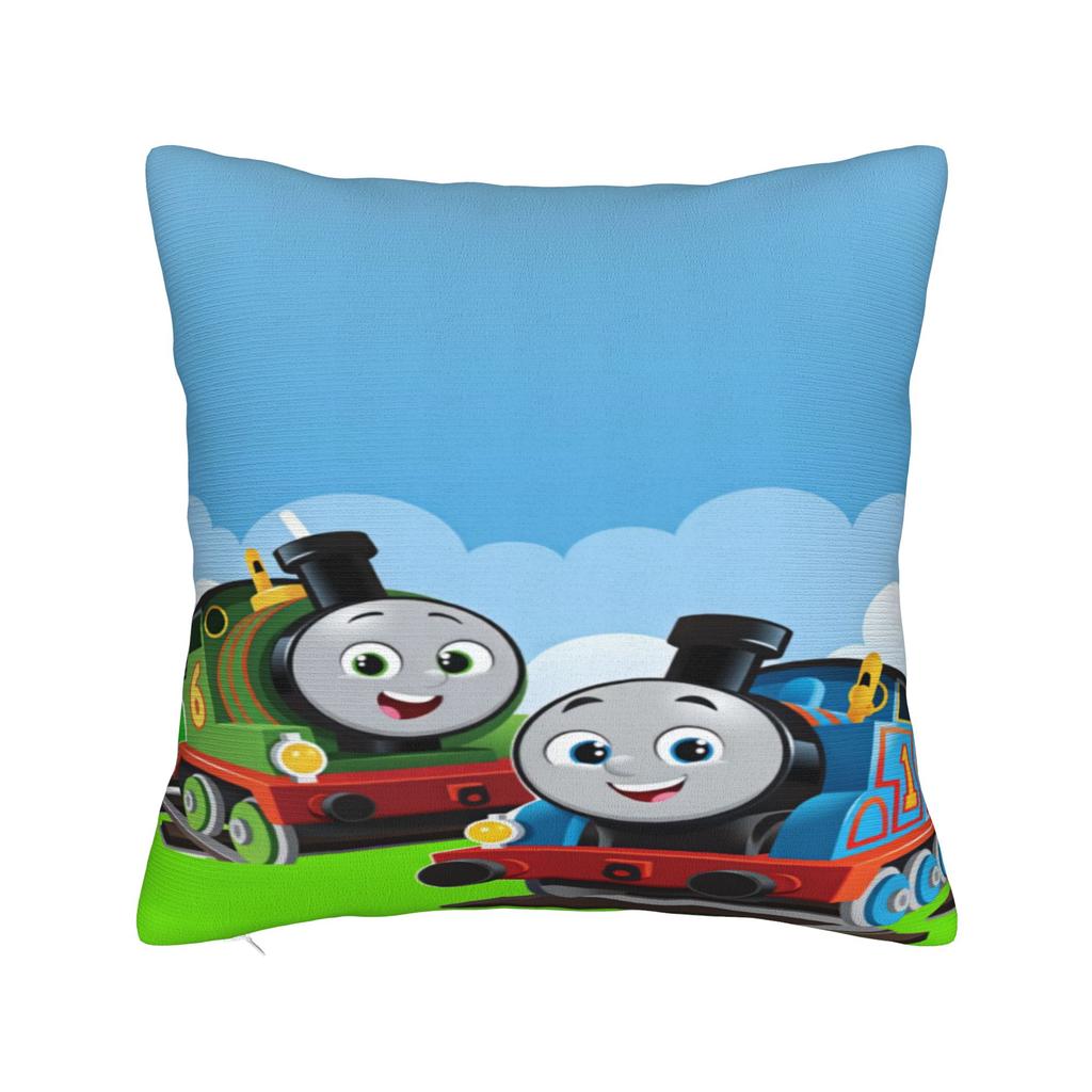 Pillow Cover T-Thomas The Train Friends Retro Trendy Pillow Case For Chair Sofa Home Decor Pillowcases