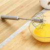 Stainless Steel Semi-automatic Egg Beater Egg Cream Semi-automatic Whisk Stick Household Press Rotary Egg Beater