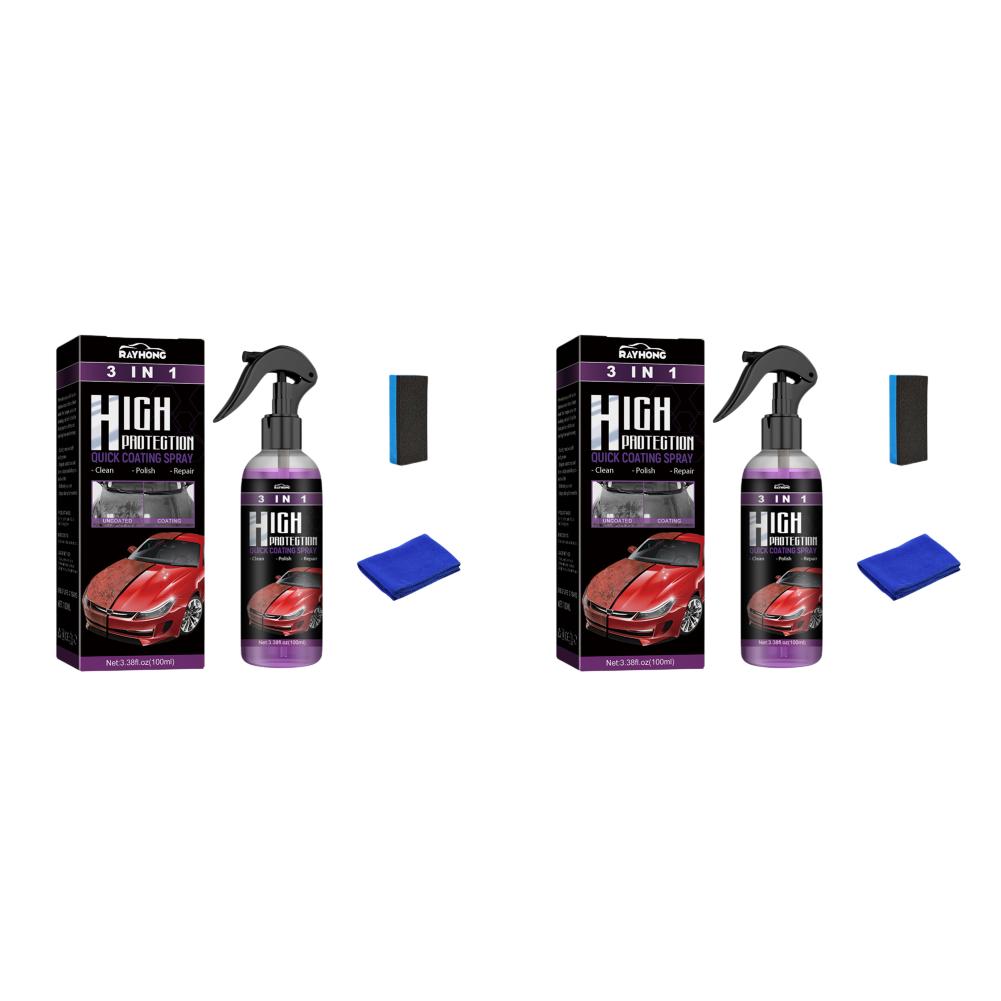 3 In 1 Quick Coating Spray High Protection Shine Armor Ceramic Car Wash Car Shield Coating Cleaning Nano Polishing Paint Wax
