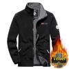 Men’s Thickened Fleece-Lined Jacket: Autumn/Winter, Stand Collar, Plus Size, Trendy Outerwear