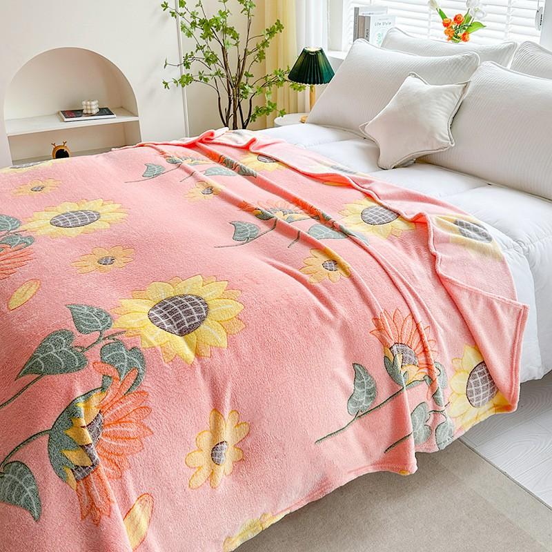 Flannel Fleece Blanket Thick Warm Throw Couch Bed All Season Gift