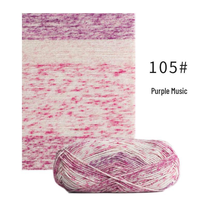 Xue Feier 4-Ply Cute Doll Milk Cotton Combed Yarn for Crochet and Knitted Bags