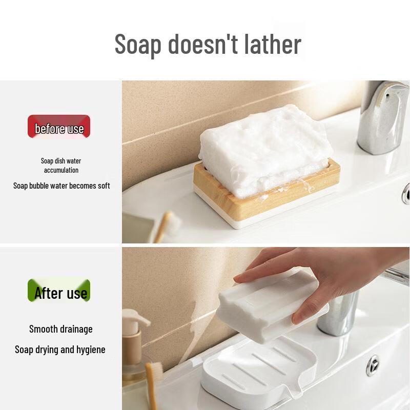 Xuanyong Wall-Mounted Self-Draining Soap Dish