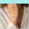 Dämonenauge Herzförmiges Verstellbares Armband Aus Galvanisierter Legierung Für Frauen Geschenk