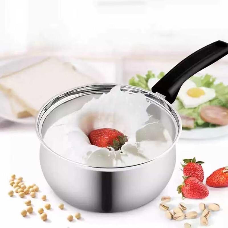 COOKER KING 304 Stainless Steel 16cm Saucepan with Steamer