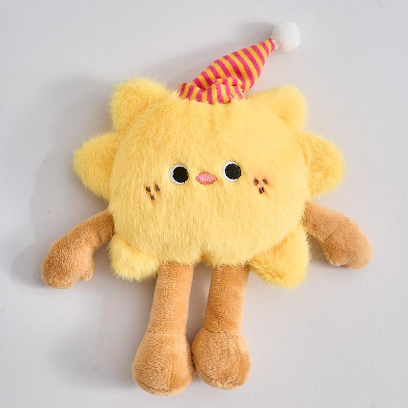 Marine And Food Series Cartoon Plush Refrigerator Magnets With Polyester Filling For Kids And Baby Room Decor