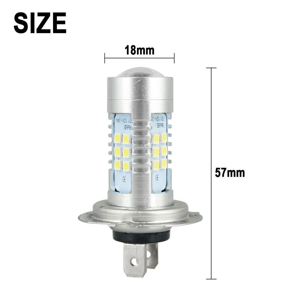 2 Pieces H7 LED Bulbs Kit 8.5*4.0 Cm H7 Super Bright 6000K Waterproof