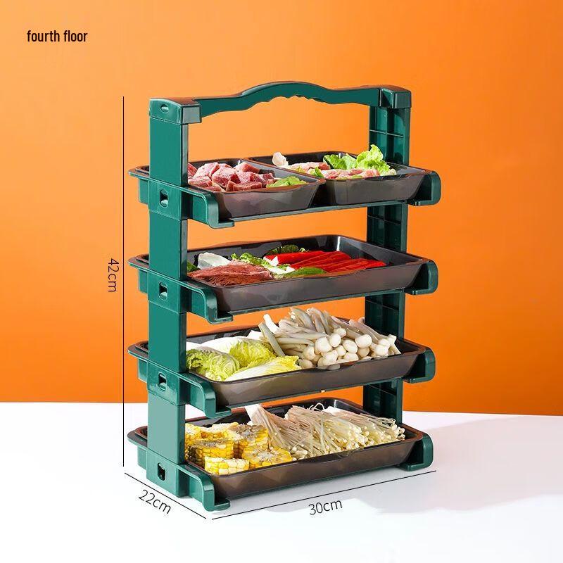 

Stackable Multi-Layer Kitchen Prep Organizer