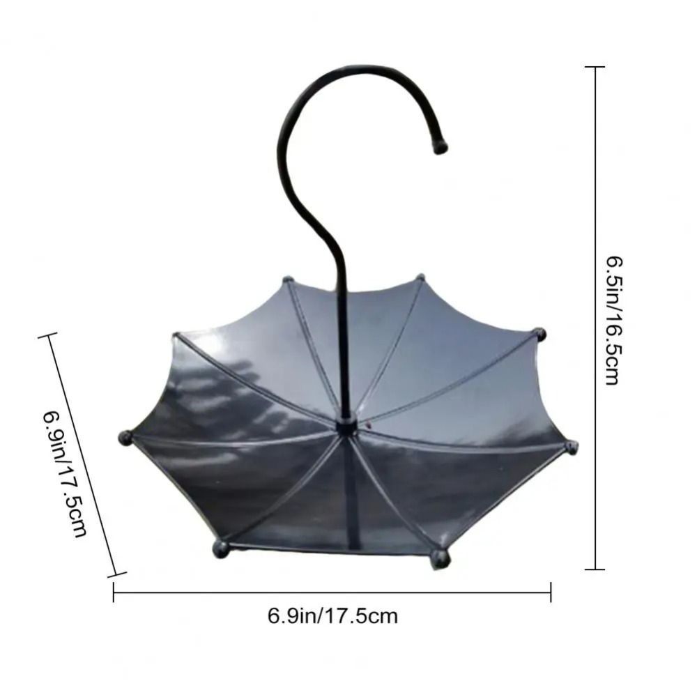 Umbrella Design Bird Feeding Tray Weatherproof Bird Bath Feeder Hanging Bird Feeder  Backyard