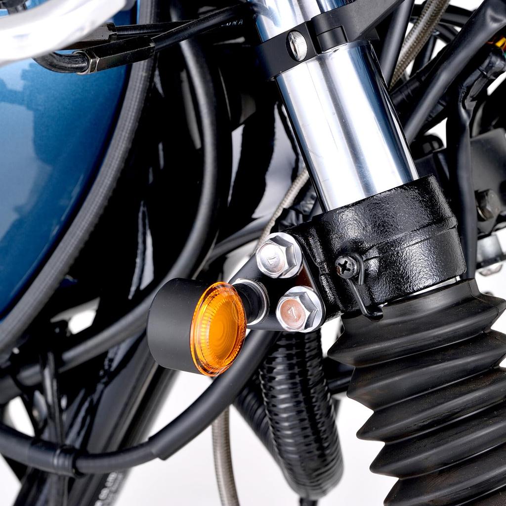 Daytona Motorcycle Turn Signal Stay Base Steel Black Finish 47311