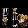 Best Quality 24K Gold Foil Crystal Sake Liquor Spirits Shot Glasses Depth Bomb Cocktail Mini Wine Glass Sheezer Strong Drink Cup