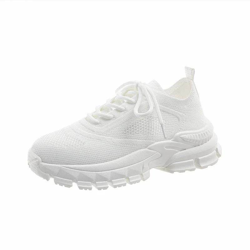 Fashion Women's Versatile Sports Shoes 2025 Spring and Autumn Breathable Outdoor Running Casual Flat Sole Comfortable Low Top Shoes