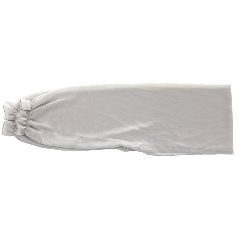 Summer Arm Sleeves Shawl Outdoor Sun for Protection Cuff Solid Color Dacron Shawl for Driving Beach Hiking Cycling