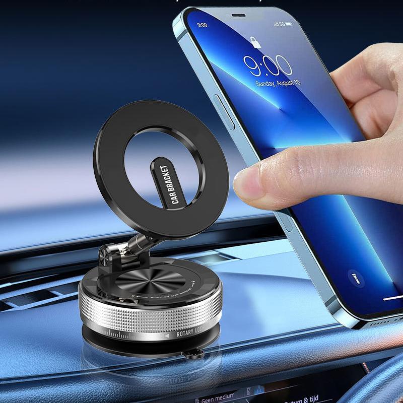 Car Absorption Phone Holder Foldable Rotatable Multi-Purpose Vehicle  Home Universal Stand Mobile Device Support Auto Interior чёрный