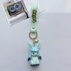 Pokemon Anime Keychain Toy Lovely Leafeon Sylveon Flareon Umbreon Vaporeon Espeon Glaceon Jolteon Eevee Pendant Kids Charm Gifts