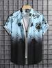 Camicia Casual da Uomo a Maniche Corte a Righe Primavera 2025